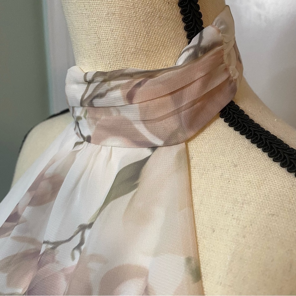 Show Me Your Mumu SMYM Collette Halter Collar Dress Floral Sz S Open Back - Picture 11 of 15